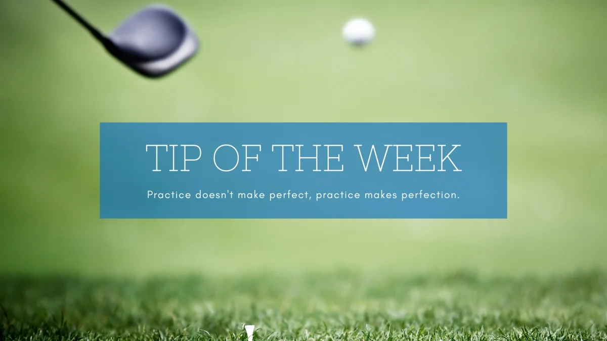 GOLF TIP: BALL SLICING