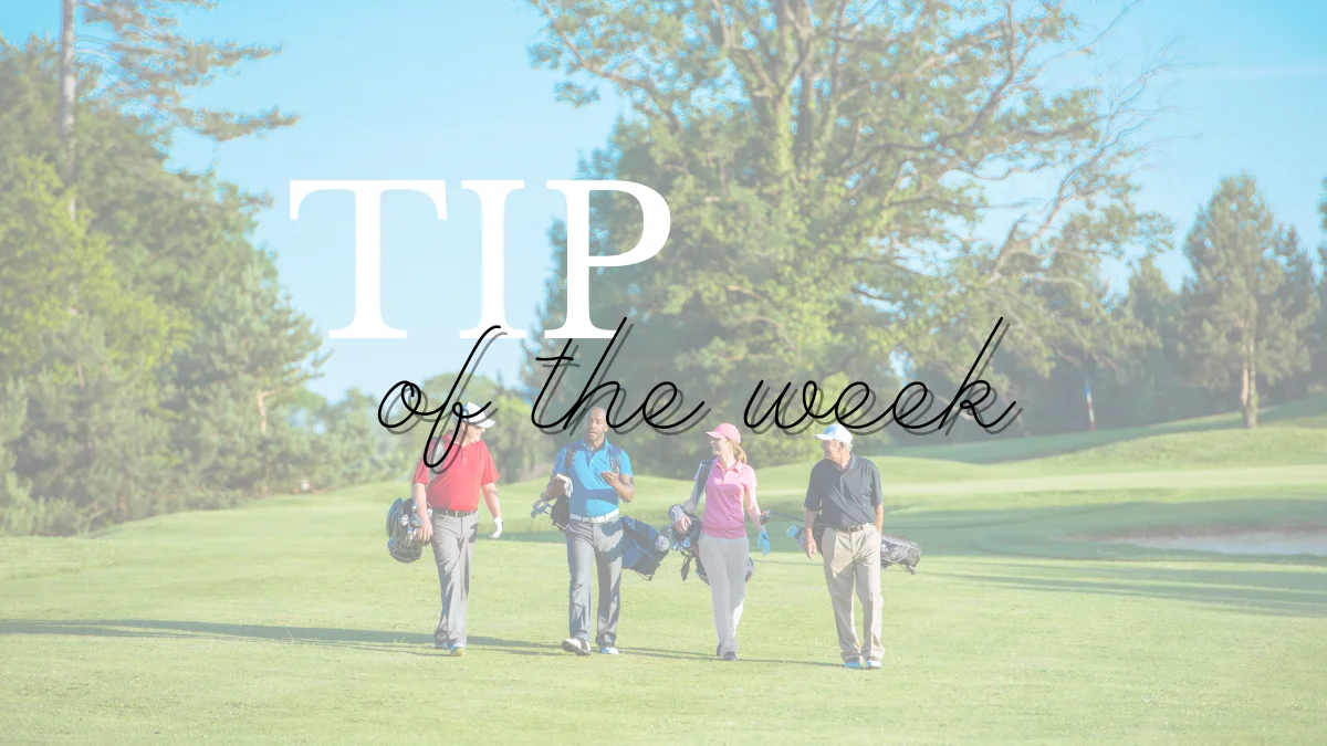 GOLF TIP: GOLF WITH BUDDIES