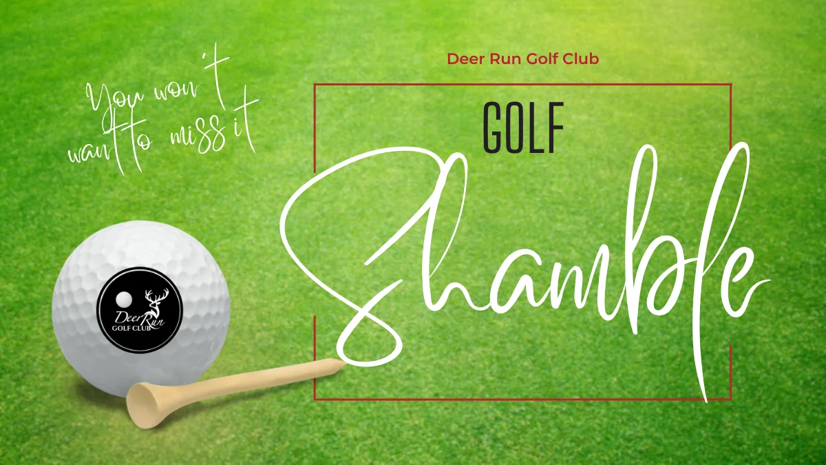 Golf Shamble Thursdays