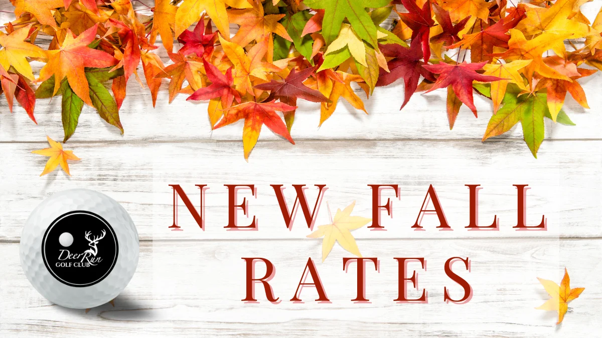 Leaves are FALLING and so are our Rates ⛳🍂