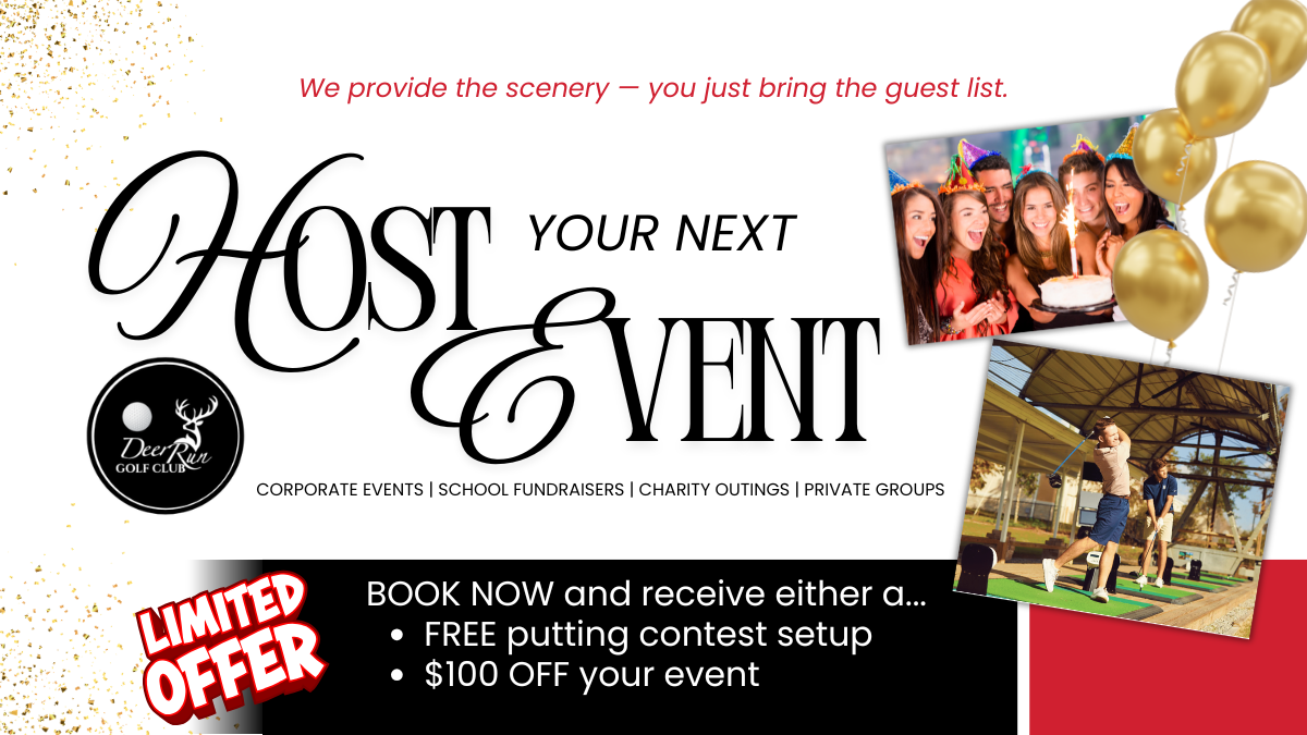 Host Your Next Event With Us!
