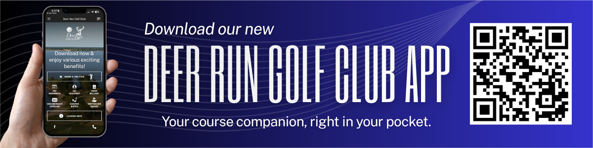 Deer Run Mobile App with QR code
